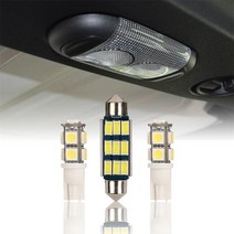 3 개대 자동차 내부 흰색 led 돔 독서 전구 자동 인테리어 교체 액세서리 2007-2018 지프 랭글러 jk, 없음