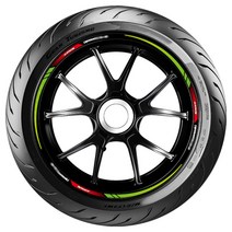 가와사키 닌자 NINJA650 400 휠 스티커 빛반사 데칼 필름 튜닝 DIY 드레스업, 투톤 휠 - NINJA400
