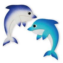 좋은친구들 돌고래 펠트 여름 소품 완제품 게시판 교실 꾸미기 환경구성, 흰색