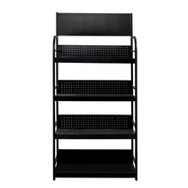 편의점 철제 제품 진열대 상품 수납 선반 약국 매대, 상세이페이지 참고, 블랙 60x30x150 3단