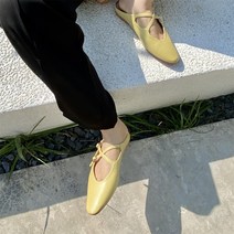 플랫 소프트 프렌치 메리제인 실버 단화 보트슈즈 여름 바가지 슈즈