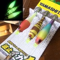 일본 통 오징어 낚시 바람이 불어 형광 YAMASHITA 꼬치 새우 3팀 나무 갈고리 벼슬 무늬오징어 에기-50072, 옵션01
