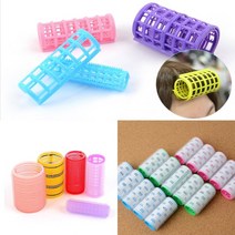 휴대용 앞머리 연출 헤어구르프 헤어롤셋팅기 물결고데기 구루프 드라이롤 물결펌 고대기 모음, 찍찍이구르프(6p/Q44mm)