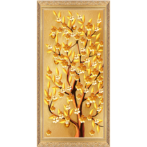 루시앤에밀리 보석십자수금전수 최신26면+AB비즈 DIY 대형보석십자수, 1세트, 40 x 80cm 머니트리