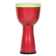 젬베 미니젬베 8 인치 아프리카 드럼 abs 소재 경량 디자인 드럼 셰이커 에그 및, 빨간색
