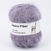 50g 알파카 모헤어 원사 긴 봉제 두꺼운 크로 셰 뜨개질 양모 원사 뜨개질 스카프 아기 땅딸막 한 니트 스웨터 여름 겨울 스레드, 17