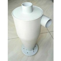 목공 사이클론 집진기 목공필터 부품 분진 파우더 수집기 DIY, 그레이