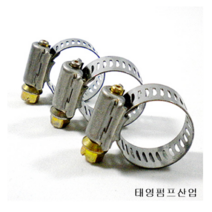 미제스텐호스밴드 16mm~64mm 10개 breeze 정품 청고압나선호스밴드용 스테인레스배관자재 커플링 카플러 카플링 오배수용수중펌프임대배관부속 태영펌프산업, 20분류