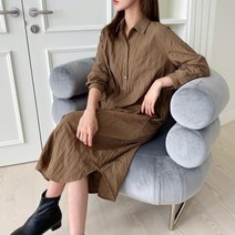 수키 셔츠 롱 원피스 1085959