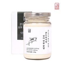 상어연골 콘드로이친 뮤코 다당 단백 어골 칼슘 피쉬콜라겐 추출물 분말 효능, 100g, 1병(1개월분)