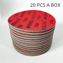 자동차창문수리 자동차창문수리도구 핀란드 미르카 6 인치 150mm 스폰지 사포 라운드 자체 접착 플로킹 자, 01 500 grit_01 1 pcs
