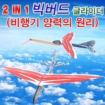 도매플레이스 초등과학교구 글라이더 과학상자 핸드 조립키트 W4C4144 유아과학교구 슈팅 과학키드 초등학교실험 2in1 빅버드 초등과학키트 기술 공학완구