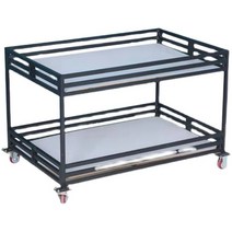 이동식 행사매대 접이식 진열대 가판대 마트 매장시장 백화점 선반, 아웃도어커피미디엄길이100폭80높이85