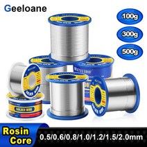 100g 300g 500g 솔더 와이어 주석 Sn 63/Pb 37 로진 코어 용접 납땜 와이어 릴 무 세척 플럭스 2% 0.5/0.6/0.8/1.0/1.2/1.5/2.0mm, CHINA, 1.5mm