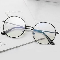 피케이몰 다각형 심플 패션 안경 레트로 알 있는 안경