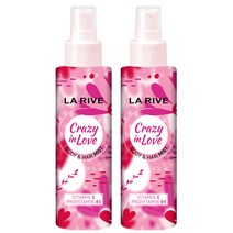 라리브 크레이지 인 러브 퍼퓸 바디 & 헤어 미스트, 200ml, 2개