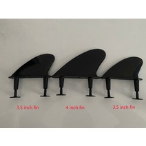 서핑 보드 용품 소프트 테일 핀 용 롱보드 1 개 양면 액세서리, [02] 1 piece 4 inch fin