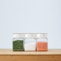 실리쿡 [실리쿡] 양념보관용기세트(원터치 냉장고수납용기 사각 300ml 3개), 선택완료, 단품없음