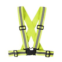 엑스 반도 빛반사 조깅 라이딩 작업 밴드 조끼 형광 엑스반도 녹색어머니회조끼 안전관리자조끼