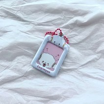 산리오 포카홀더 10Cm Sanrios 만화 1 Id 귀여운 카드 세트 펜던트 키 체인 카와이 앨범 가방 걸이, [05] sanrio5