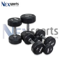 넥스스포츠 12각고무아령25kg, 1개