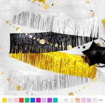 파티 은박수술가랜드 3m [35컬러], 블랙