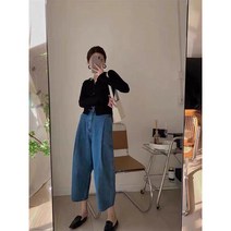 마이투투(TOO-TOO)여름배기청바지 와이드 보이핏 핀텍데님팬츠 55 66 77사이즈