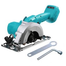 미니 전기 톱 전동 휴대용 Drillpro 5000rpm 원형 125mm 공구 각도 조절식 makita18v 배터리 충전 무선 절단기 21, 협력사, 푸른