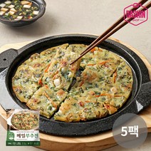 [다신샵] 성수동905 메밀 오징어부추전 / NO밀가루 메밀 쌀반죽, 5팩, 120g