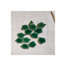 500g 불규칙한 모자이크 만들기 크리에이티브 세라믹 모자이크 타일 DIY 취미 벽 공예 장식 파란색과 흰색 도자기 타일 조각, A