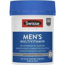 호주 스위스 남성용 신 멀티비타민 120정 Swisse Mens Multivitamin 120 Tablets NEW, 3개