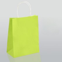 크라프트 쇼핑백 종이 봉투 손잡이 색상 강화 두꺼운 크래프트 핸드백 무료 맞춤형 로고 멀티, 114.색상  008  100pcs With logo3