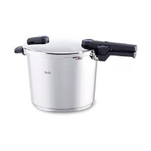 정품 Fissler 스테인리스 스틸 Vitaquick 압력솥 모든 쿡탑용 4.8쿼트, 10.6 쿼트(1팩)