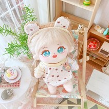 무속성솜인형 아이돌 20cm 몸체 모던 조카선물 수제 솜깅이 키덜트 눈망울 하얀, 유골격 20cm, 커피베어세트