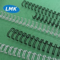 로드메일코리아 와이어링 6.4mm 100개 최대제본매수 30매, 색상:검정