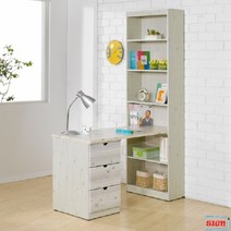 600책장 1200 H형 책상세트 G-111 책꽂이 책상 책상책장세트 사무책상 학생책상 독서실책상 컴퓨터책상 독서책상 책상세트 공부책상 책장, 워시블루