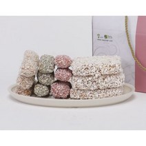 강릉 한과 답례품 전통한과 / 찹쌀과줄+찹쌀강정+쑥강정+백년초강정 수제한과 사기막전통한과, 1개