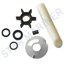 선외기 호환 47-89980T1 머큐리 마리너 선외 모터 용 펌프 임펠러 수리 키트 4HP 보트 엔진, 한개옵션0