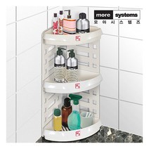 [모아시스템즈] 욕실 코너정리랙 3단/욕실선반 욕실수납, 상세 설명 참조