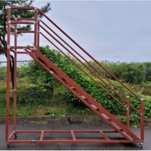 이동식 철제 계단 사다리 물류창고 작업용 접이식 계단제작 사다리