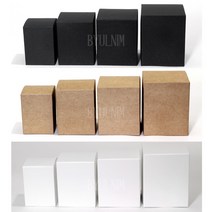 3온즈 5온즈 7온즈 9온즈 캔들 상자 (포장박스) 1개 10개, 10개입, 블랙