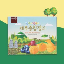 제주 과일 종합 젤리 500g 한라봉 감귤 백년초 블루베리, 1개
