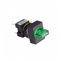 2A2B 3단 자동복귀 필라멘트 램프 셀렉터 직사각형 스위치 12V 16mm KSL16RAS3-F2C2, 레드 [KSL16RAS3-L2R]