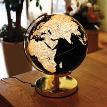 네오 모던 블랙오션 LED 지구본 스탠드 조명 (구지름 25CM), 단품