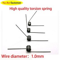 알리 Aliexpress V-스프링 1.0 와이어 직경 토션 소형 스프링 헤어핀 180/120/90/60 도 10 개 115127, 1.0mm, 12mm, 9 laps 120 degrees