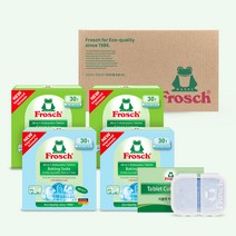 프로쉬 독일 올인원 식기세척기세제 30개입, 혼합4개+커팅케이스