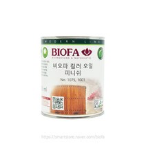 비오파 컬러 오일 피니쉬 1061~1080 (750ml) 가구오일 목재 마감제, 1070 검정, 750ml, 1개