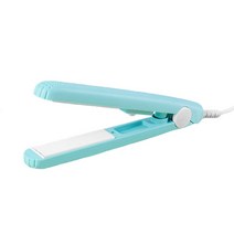 고데기 머리안상하는고데기 다이렉트고데기 미니 헤어 스트레이트너 플랫 아이언 세라믹 헤어, 영국, 연한 초록색