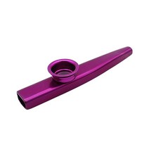 알티에리 피콜로 악기 kazoo 알루미늄 합금 금속 5 pcs 선물 플루트 다이어프램 어린이 음악-연인-퍼플, 자주색