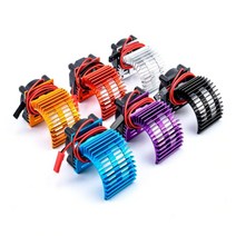 RC카 발열억제 방열판 쿨링팬 모터냉각기 히팅싱크, 380, 블랙